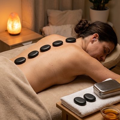 Pierre chaude massage