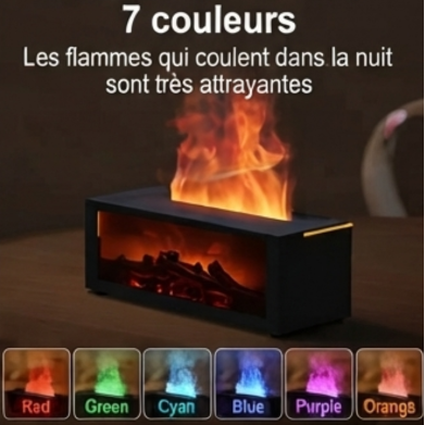 Humidificateur d'air 7 couleur  de flammes