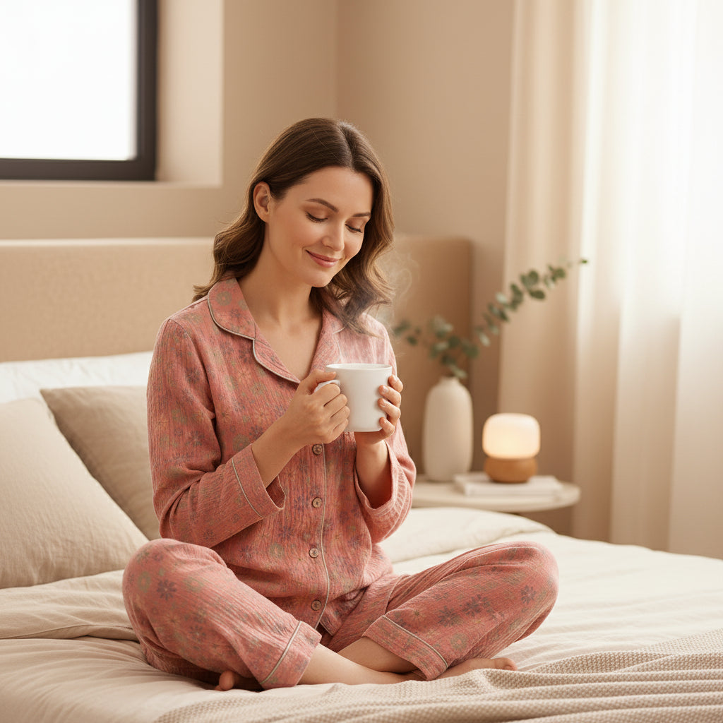 Pyjama Câline™ Automne (col chemise)femme 
