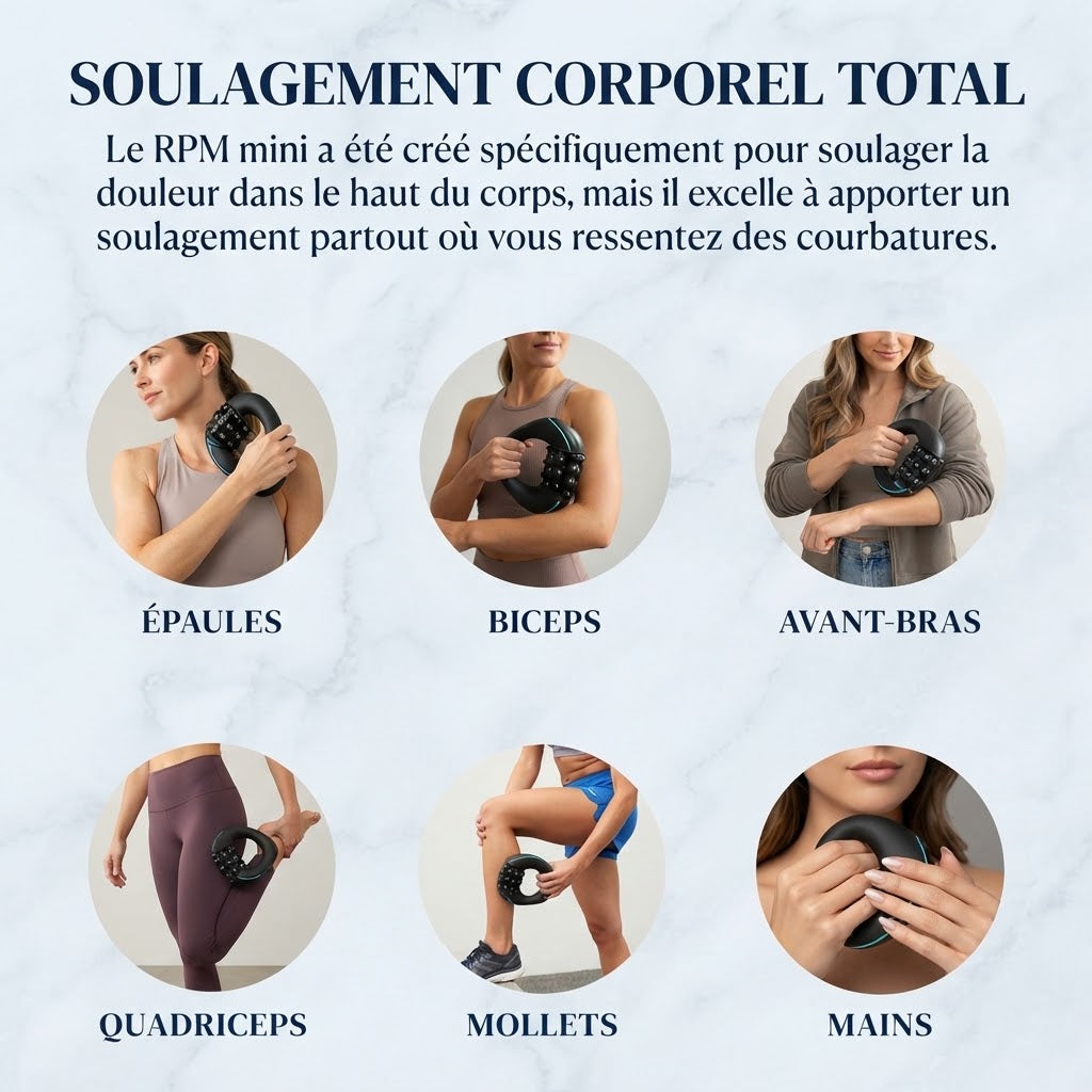 Rouleau de Massage Détenza™  plusieur zone de massage