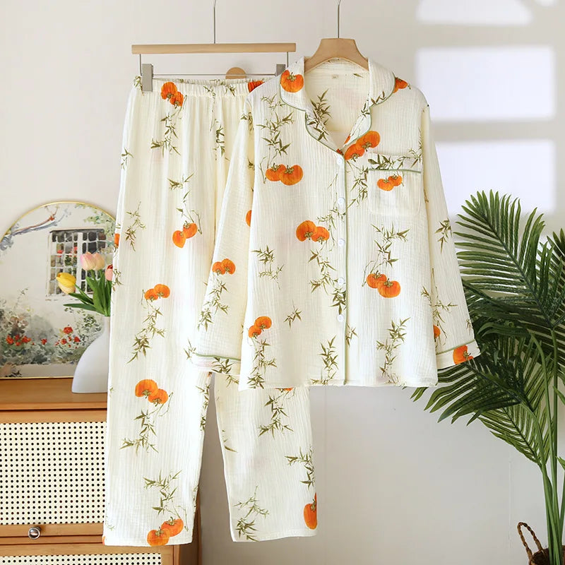 Peignoir Kimono Femme 100% Coton | Câline™ Yuki