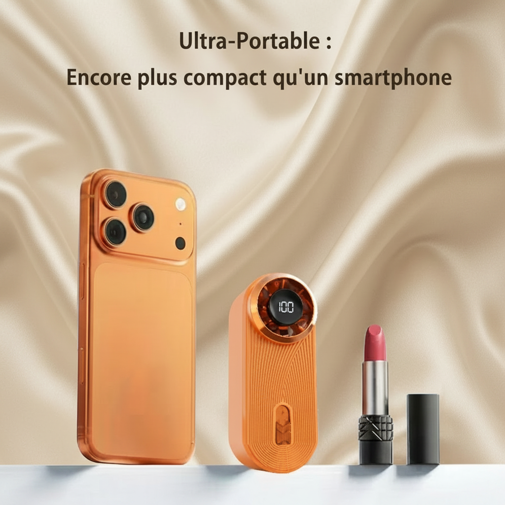 Ventilateur à main Comparaison taille ventilateur portable