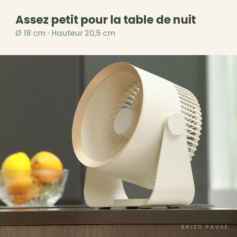 Ventilateur Portable Silencieux Glacio™ | Sans Fil 15h
