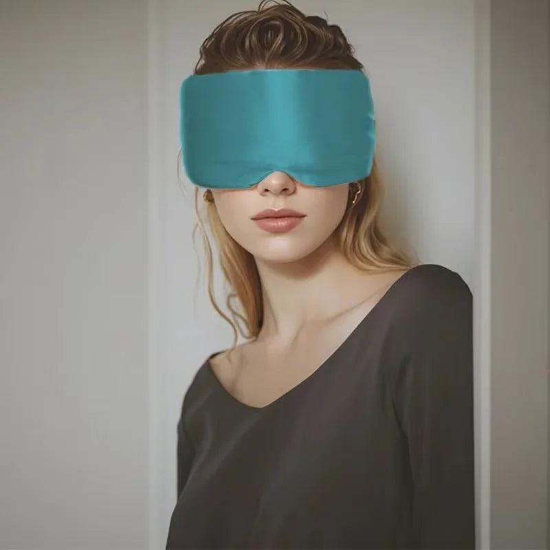 Masque de sommeil en soie détail du tissu
