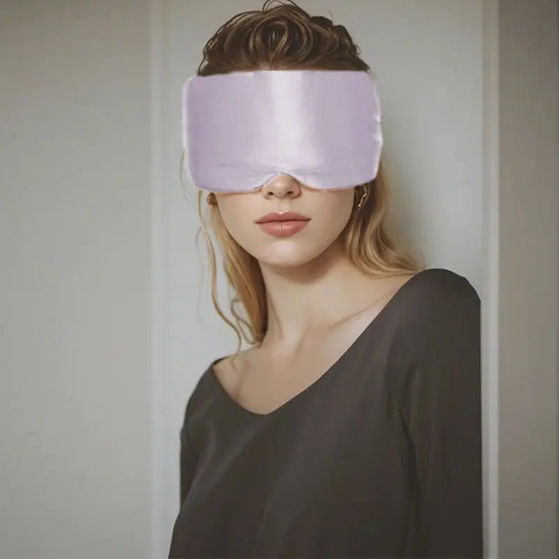 Masque de sommeil en soie douceur pour la peau