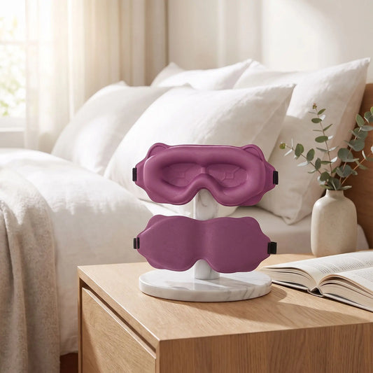 masque de sommeil rose 2 CHAMBRE 