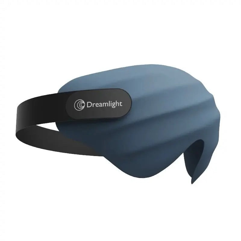 masque de sommeil couleur bleu