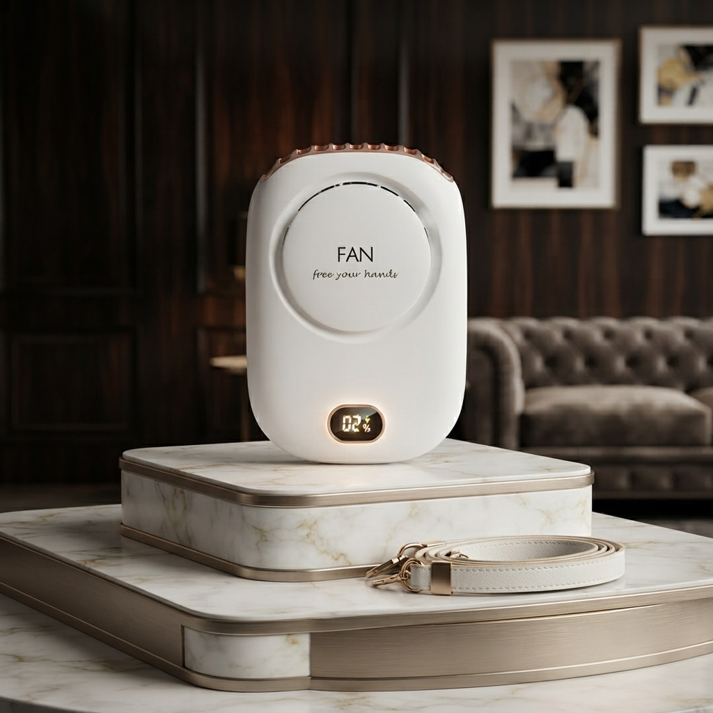 Mini ventilateur coloris blanc