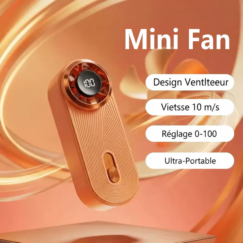 Mini Ventilateur texte français