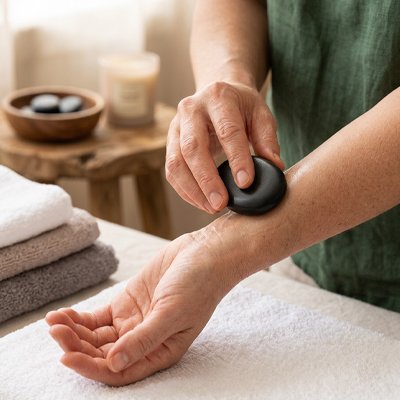 Pierre chaude massage